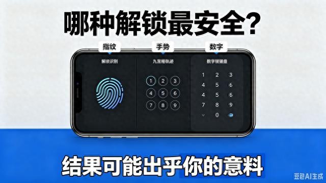 指纹，手势，数字哪种密码最安全？结果可能出乎你的意料！